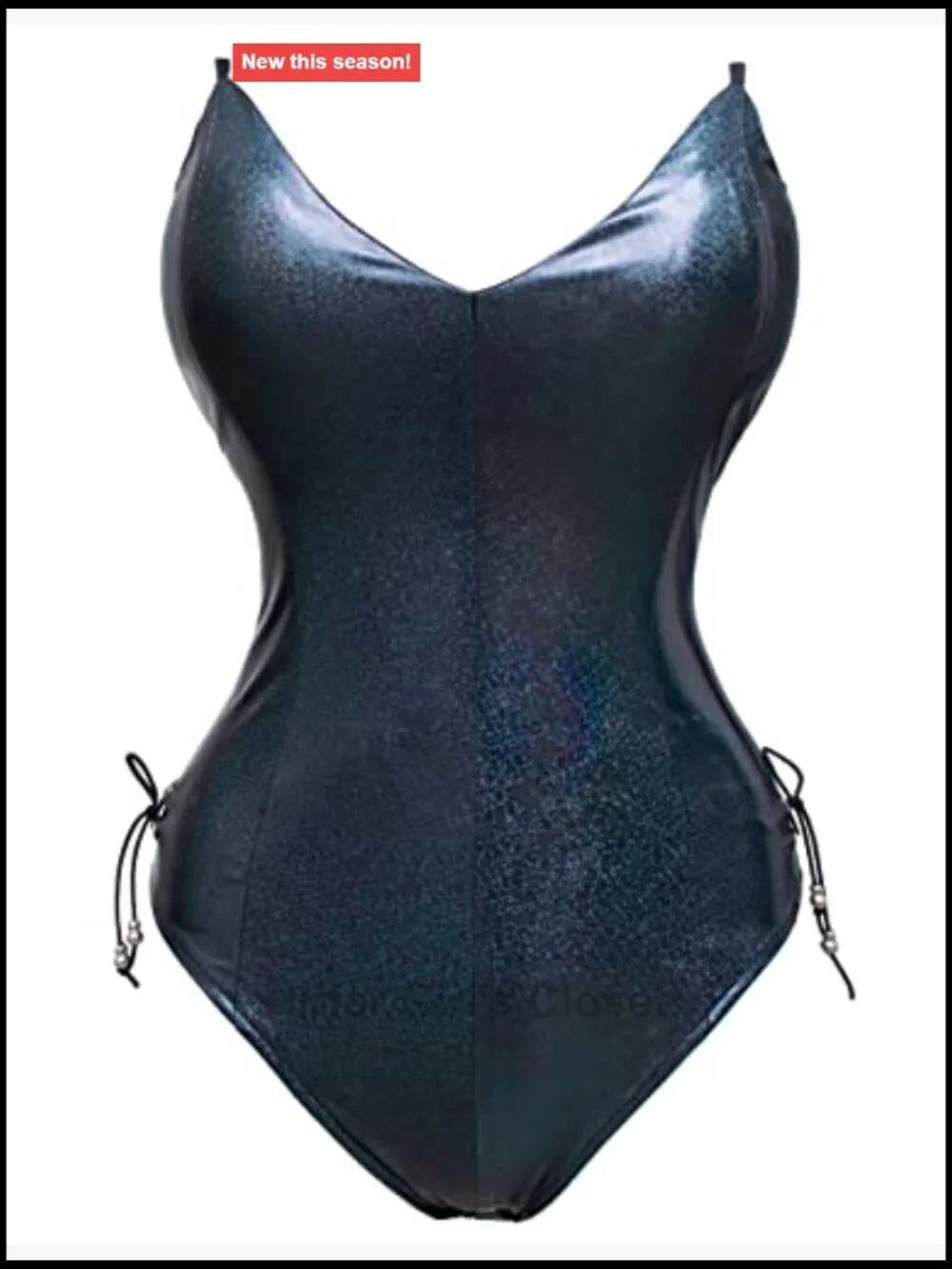 Wannsee Bunny Cosplay Bodysuit Set Holographic Polye
